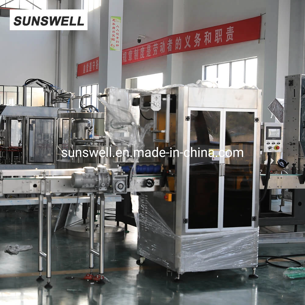 Automatic HDPE Bottle Aluminium Foil Seal Cap Machine/ Flavoured Drink Juice Bottle Washing Filling Capping Machine