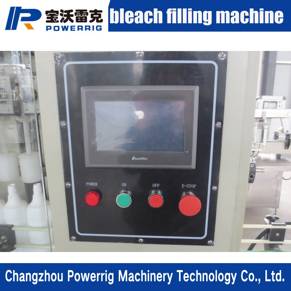 Widely Used Automatic Liquid Filling Machine Used for Bleach Acid and Corrosive Liquid