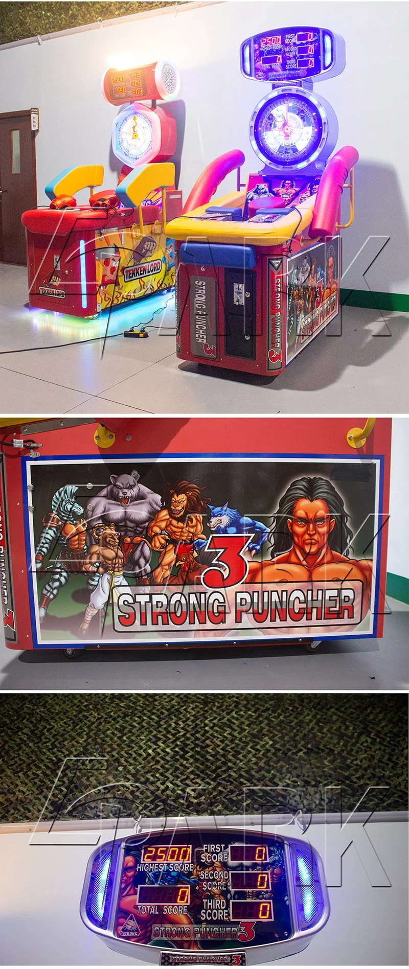 Indoor Sport Game Machine Strong Puncher Boxing Game Machine Coin Operated Game Machine