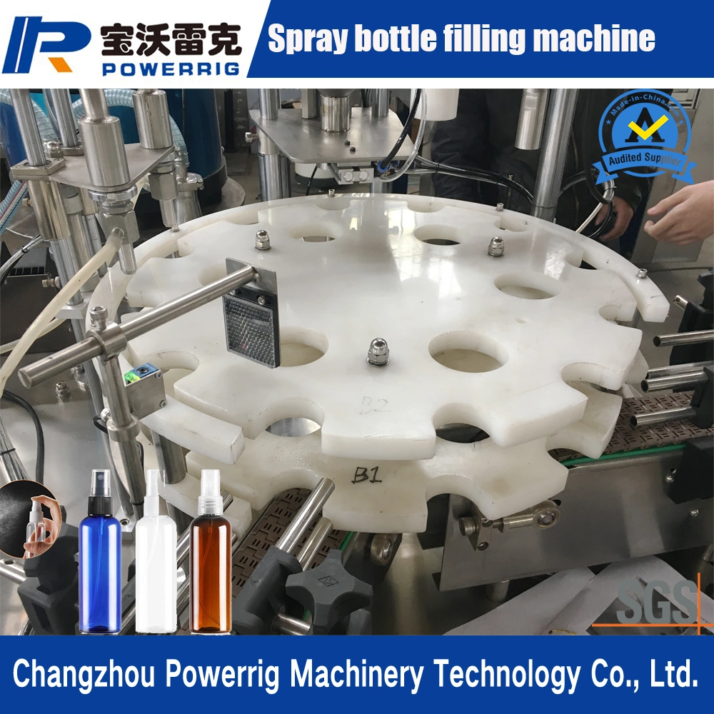 Automatic Spray Bottle Filling and Capping Machine for Disinfectant