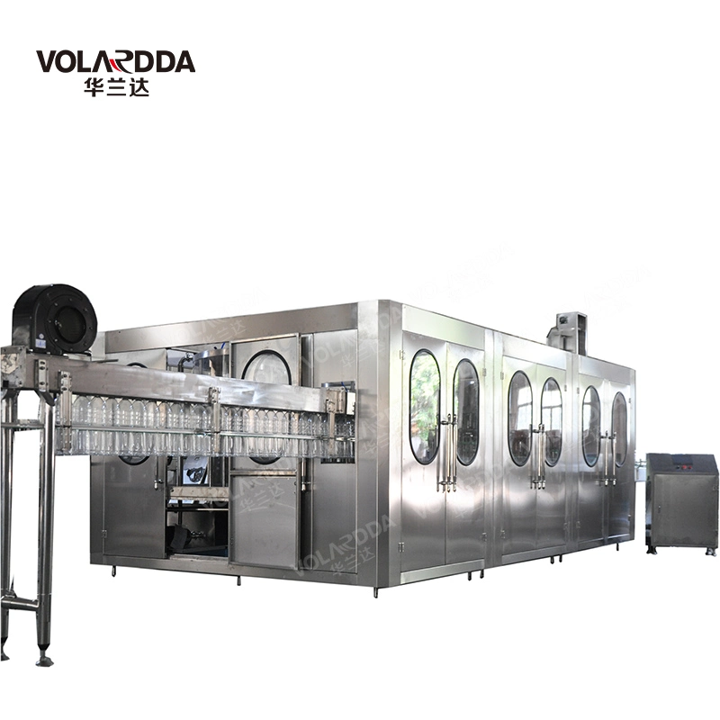 Full-Automatic Liquid Drinking Pure Mineral Water Beverage Bottling Filler Filling Line Machine for Bottle