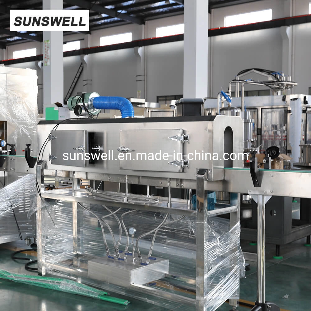 Automatic HDPE Bottle Aluminium Foil Seal Cap Machine/ Flavoured Drink Juice Bottle Washing Filling Capping Machine