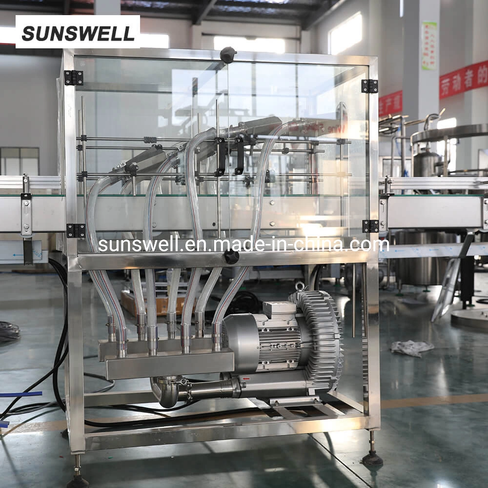 Automatic HDPE Bottle Aluminium Foil Seal Cap Machine/ Flavoured Drink Juice Bottle Washing Filling Capping Machine