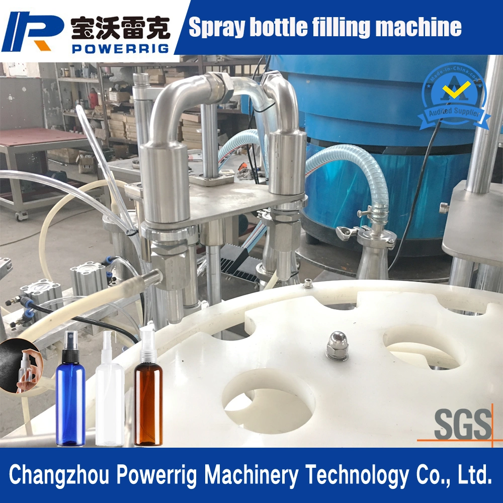 Automatic Spray Bottle Filling and Capping Machine for Disinfectant