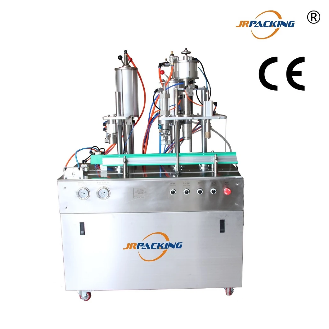 Semi Automatic Aerosol Filling Machine for Lubricant Spray