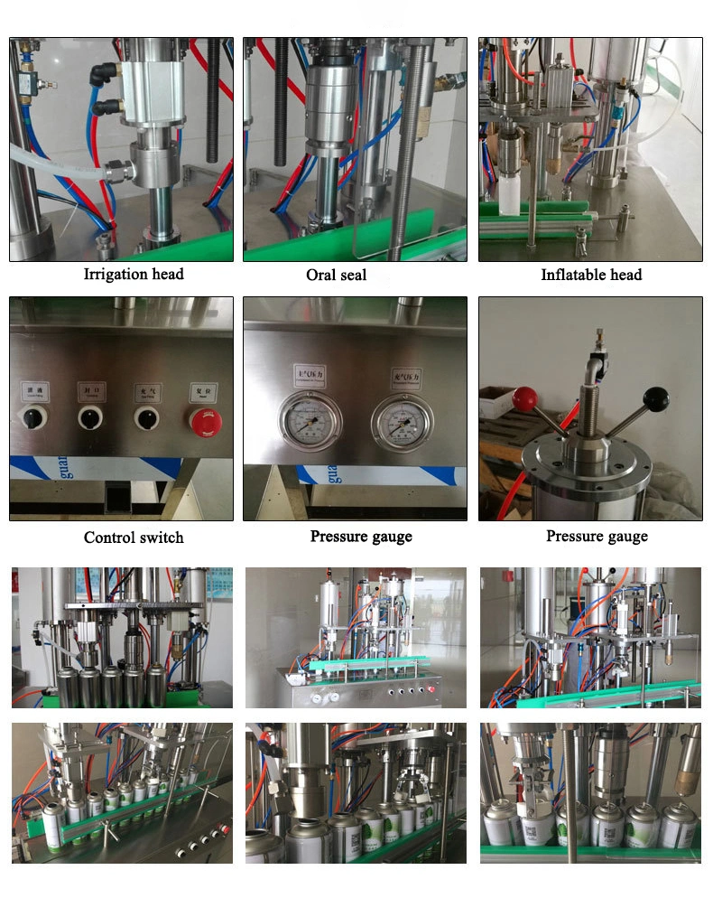 Semi-Automatic Aerosol Filling Machine for Cosmetic Filling Machine