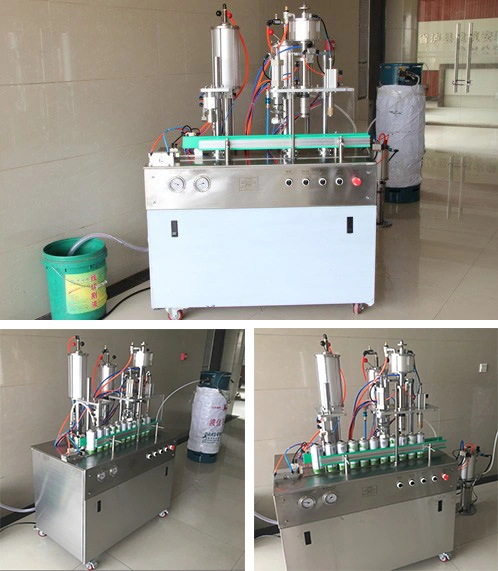 Semi-Automatic Aerosol Filling Machine for Cosmetic Filling Machine