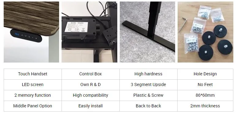 Motorized Adjustable Height Table Legs Sit Standing Desks