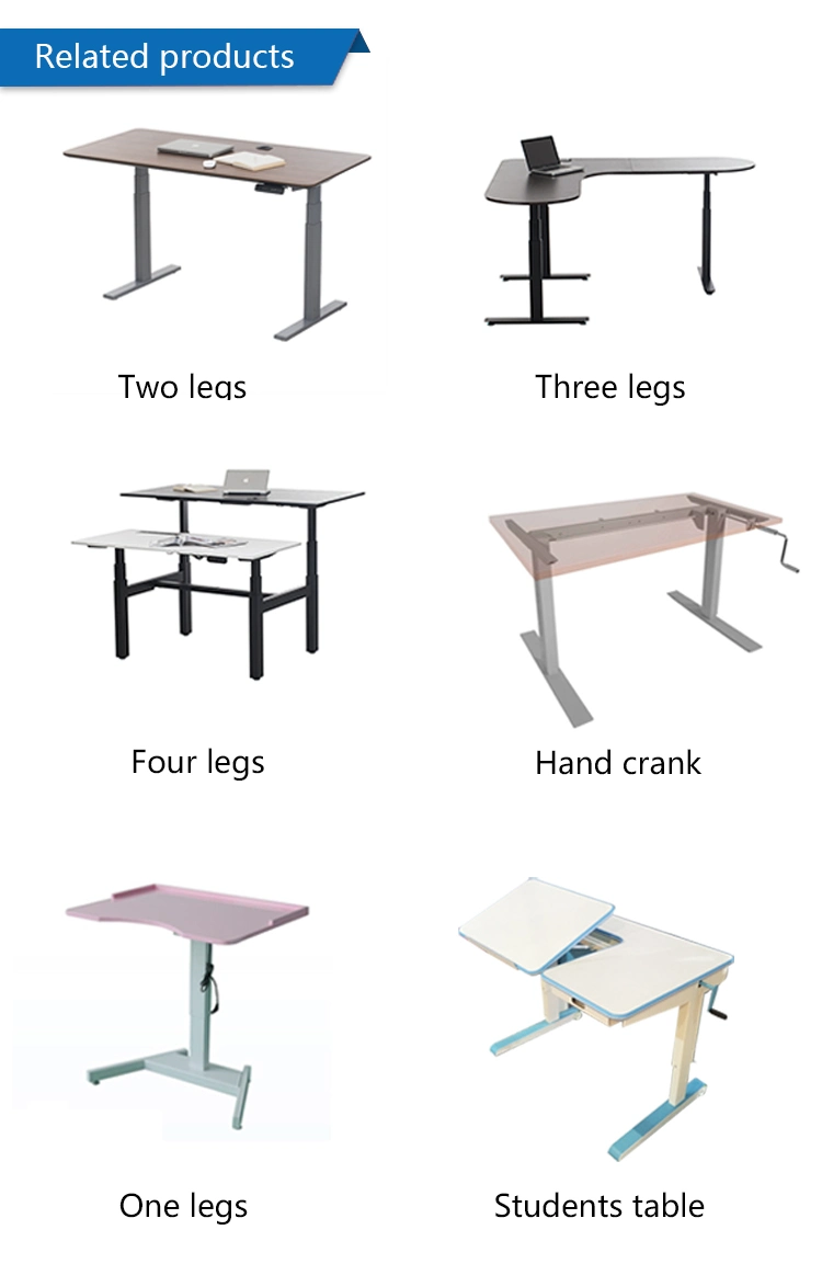 Modern Design Electric Single Motor Height Adjustable Desk