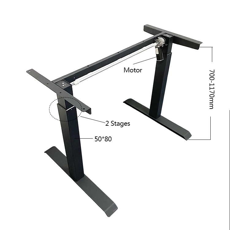 Modern Design Electric Single Motor Height Adjustable Desk