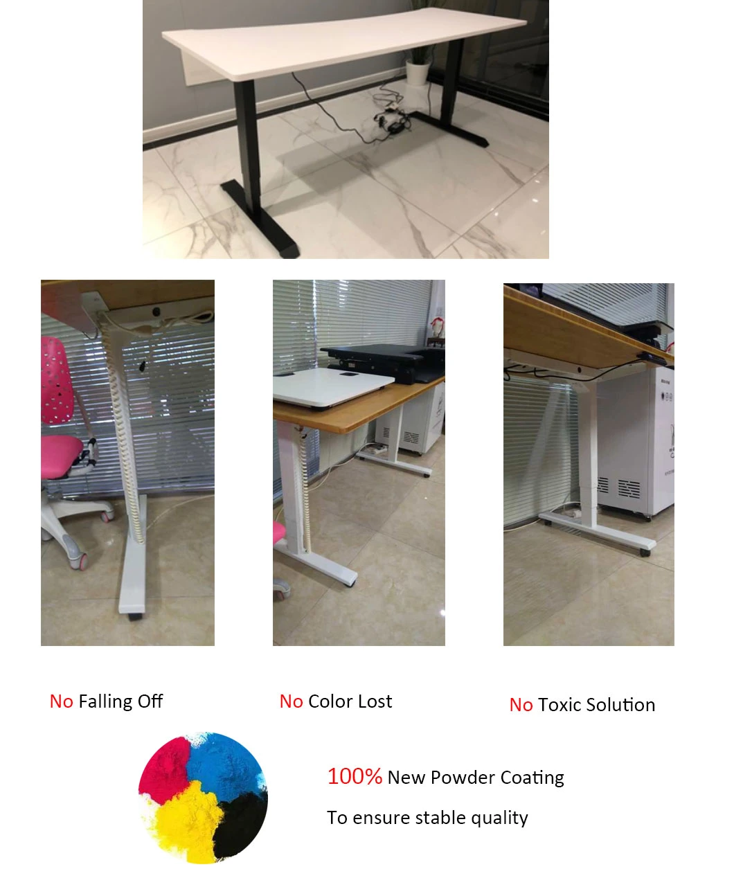 User-Friendly Design Height Adjustable Table Leg for Europe