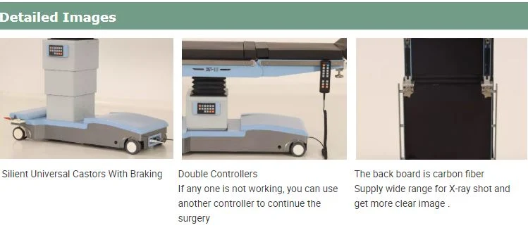 Adjustable Surgical Instrument Electric Hydraulic Operation Table