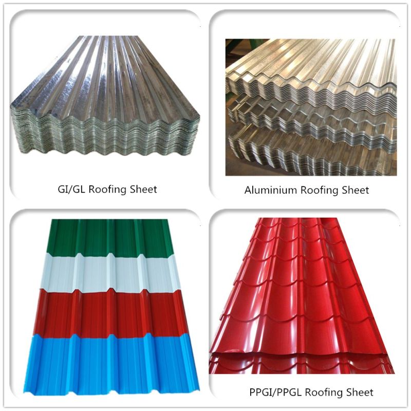 Factory Corrugated Galvanized Roofing Shingles Material Sheets