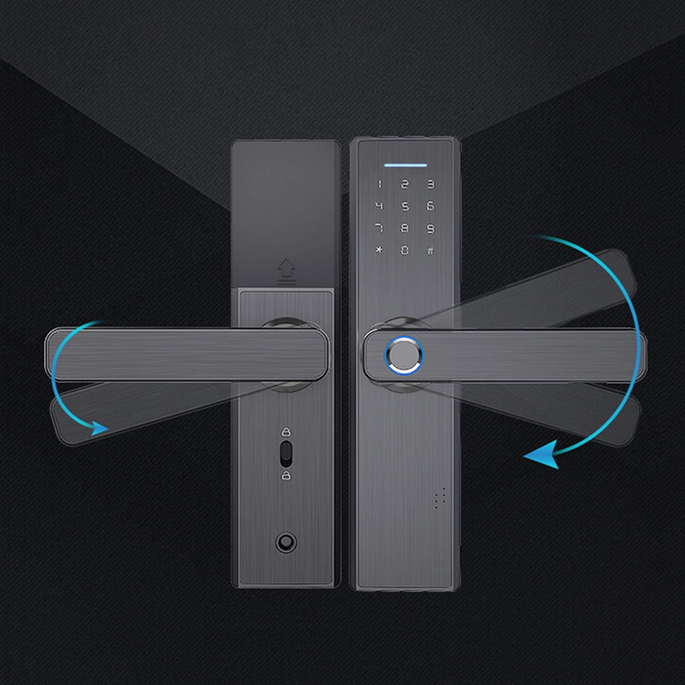 Security Tuya WiFi APP Smart Door Lock Biometric Lock Fingerprint Door Lock Pad Lock