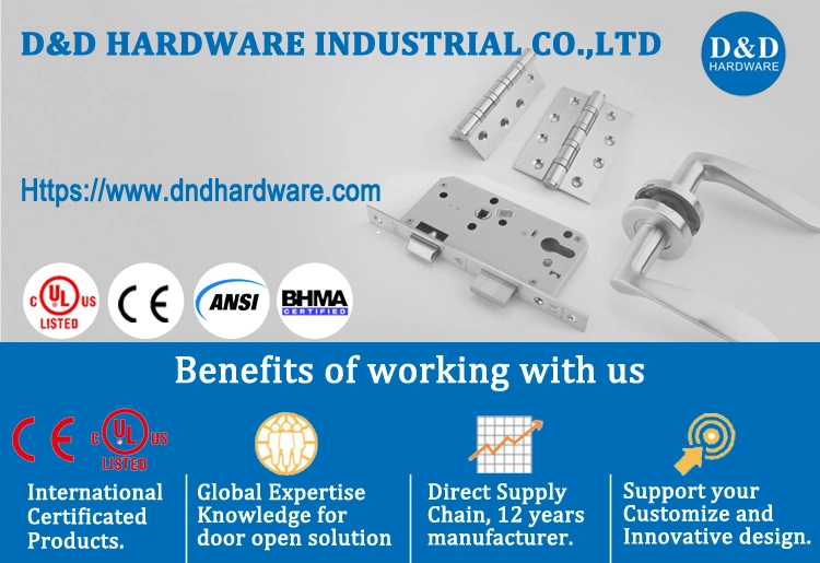 SSS304 Grade 1 Commercial ANSI/Bhma Deadbolt Lock for Wood Door-Ddal18 F18