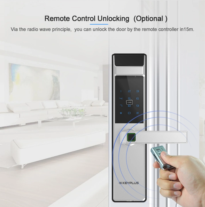 Biometric Fingerprint Locks Keyless WiFi APP Passcode House Tuya Smart Handle Door Locks