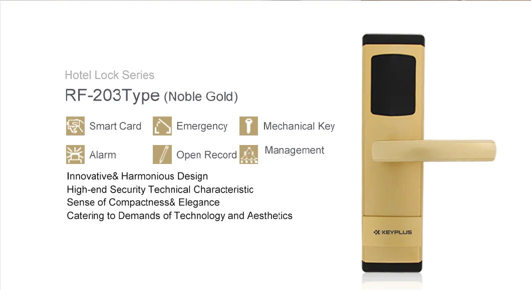 OEM/ODM RFID Lock in Highly Security Electronic Suitable for Hotel and Apartment with Stainless Steel Finished