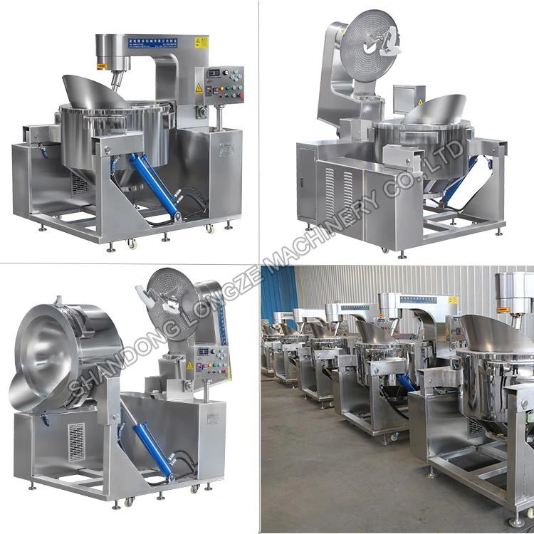 Industrial Automatic Flavored Popcorn Commercial Machine Electromagnetic Popcorn Machine LPG Popcorn Production Machinery