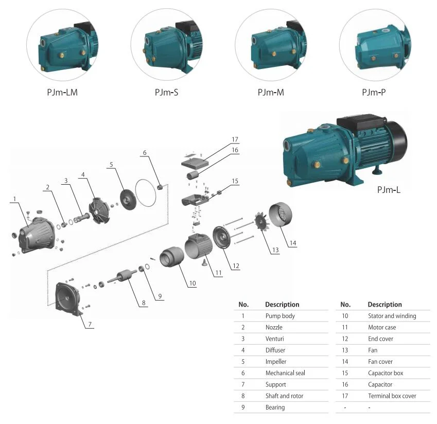 Self Priming Water Pump Brass Impeller