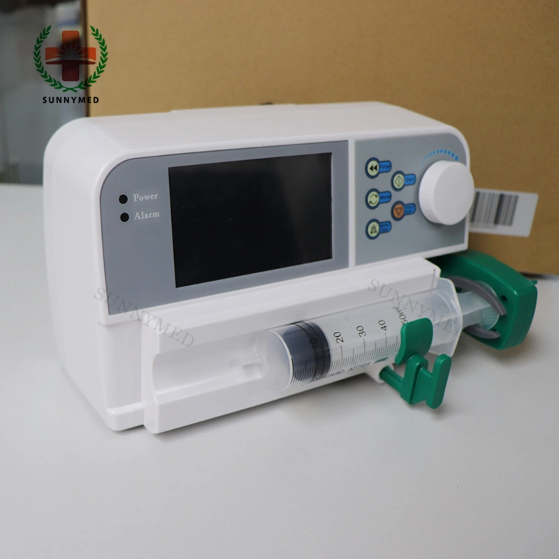 Sy-G079-1 Medical Manufacturers Automatic Portable Human/Veterinary Electric Syringe Pump