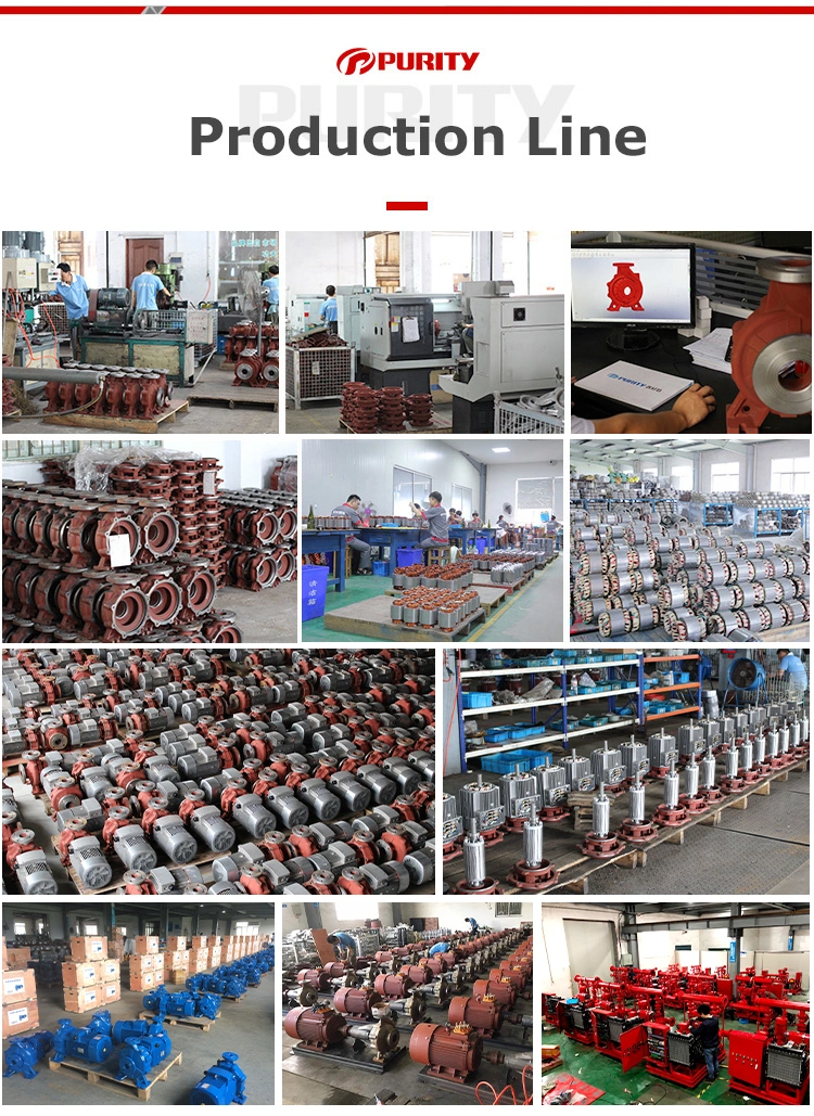 Purity Pump High Pressure Fire Fighting Fire Pump Centrifugal Pump