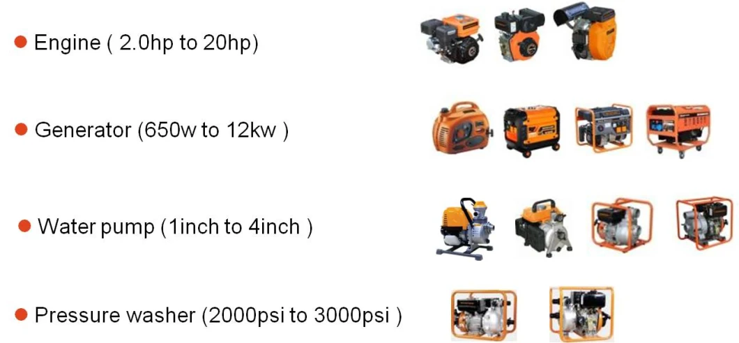 4 Inches Gasoline Water Pump with United Power