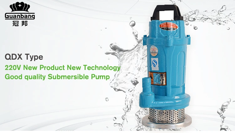 Qdx 0.5-15HP Submersible Water Pumps Clear Water Borehole Pump with Float Switch