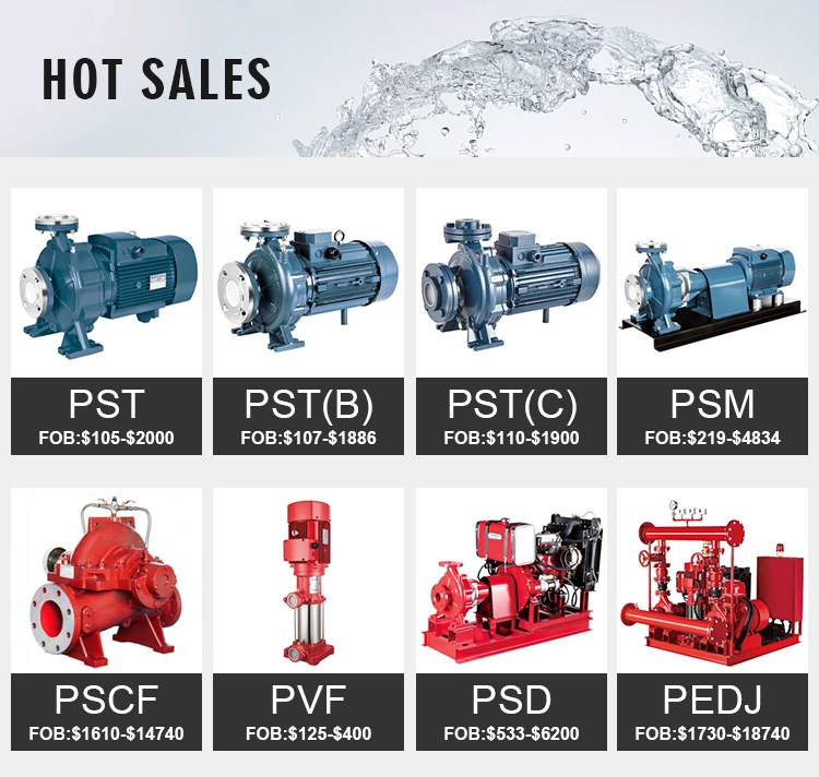 Purity Pump High Pressure Fire Fighting Fire Pump Centrifugal Pump