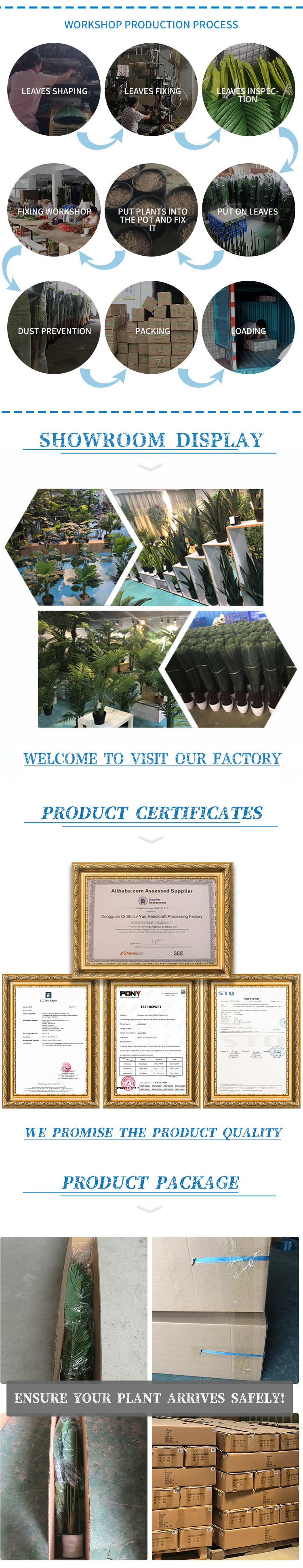 Evergreen Outdoor Manufacture Palm Plants for Sale Artificial Plants Trees Decoration