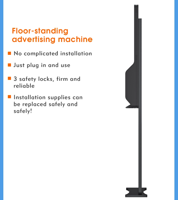 LCD Sanitizing Billboards Automatic Induction Hand Sanitizer Digital Signage