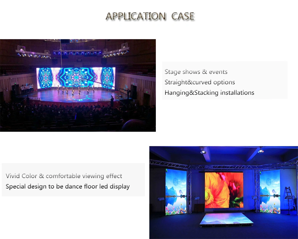 OEM ODM Customized Indoor Curved LED Video Wall Indoor Rental LED Display Screen for Stage