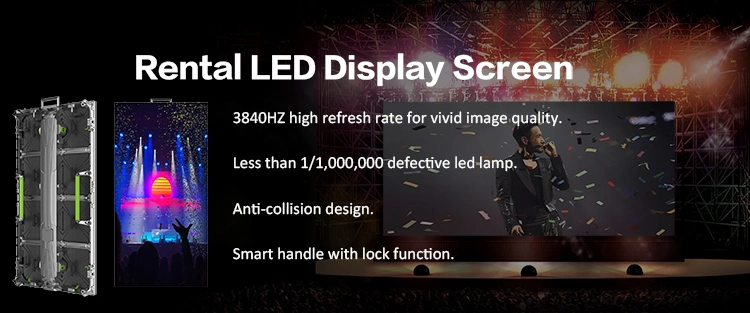 P4.81 Full Color LED Panel Outdoor LED Screen Use for Concert