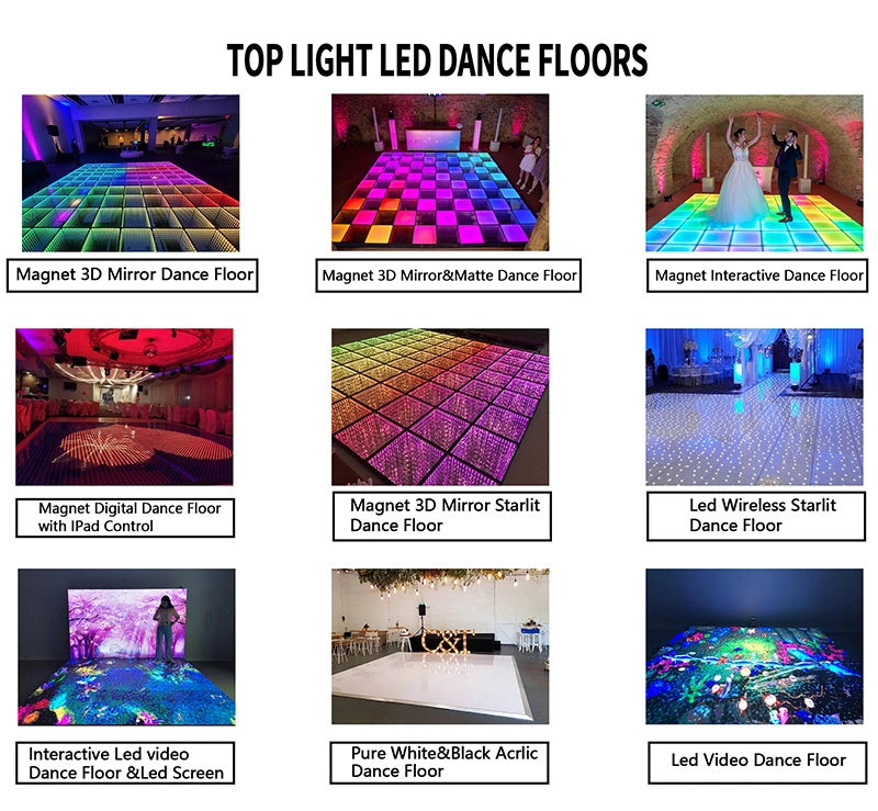 Make Outdoor Nightclub Colorful LED Screen Pixel Dance Floor Panels Lights