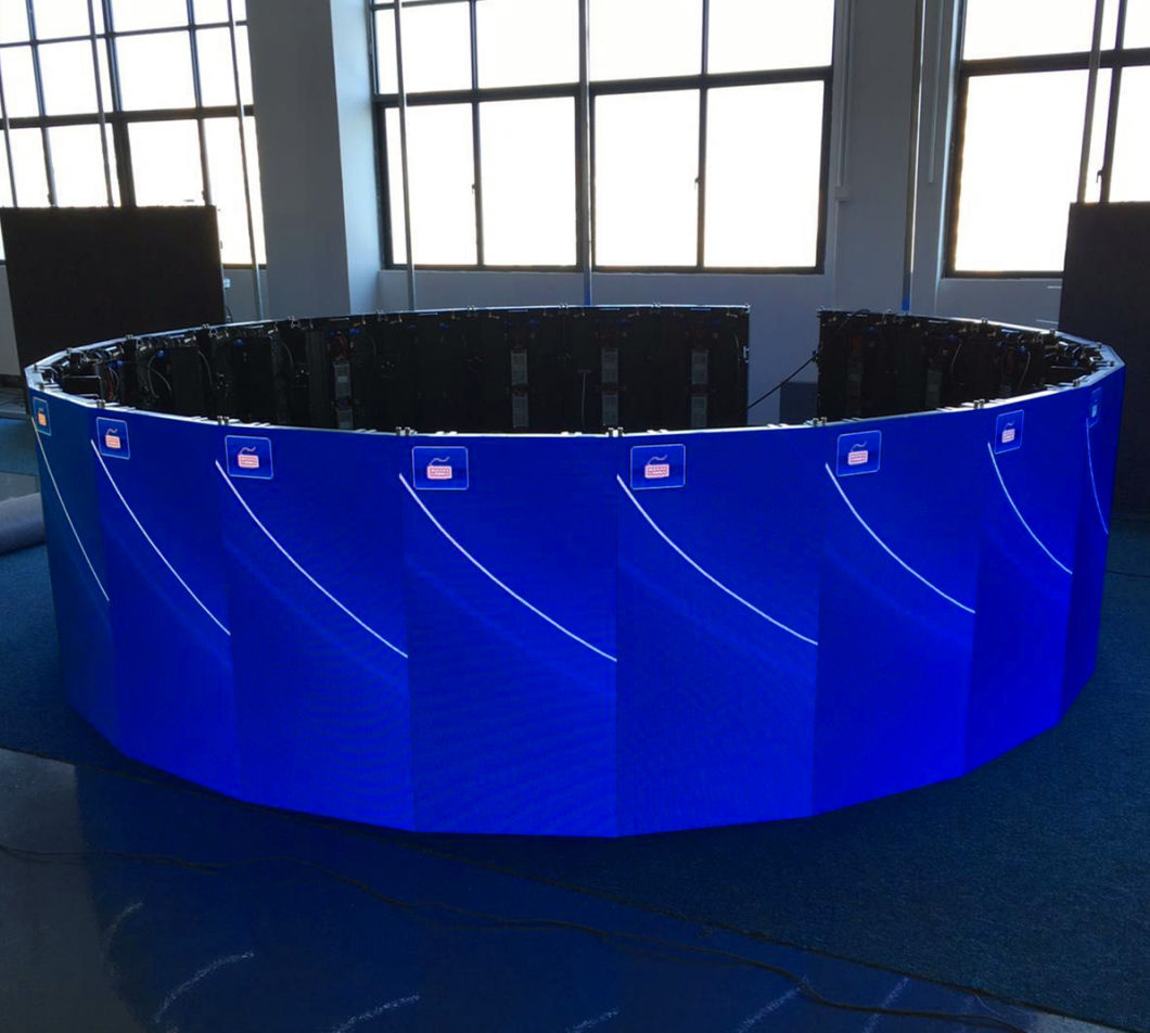 Full Color P2.9, P3.91mm Curved LED Display/Curved LED Display Sign for Advertising