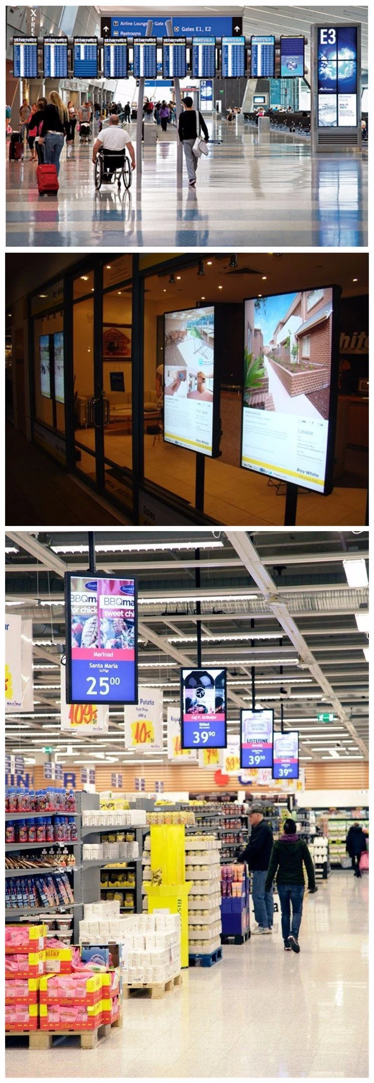 Outdoor Advertising Player Advertising Player 21.5 Inch Ad Player Monitor  Screen LED Digital Signage