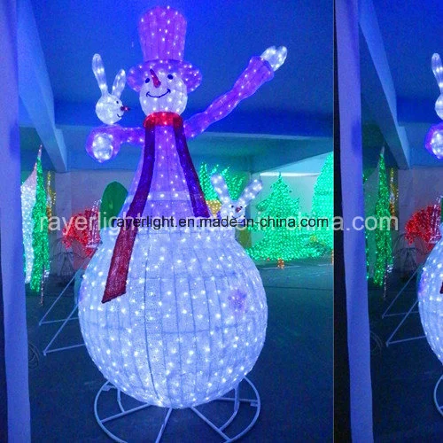 4m Personalized Huge Christmas Motif Outdoor LED Garden Park Decoration Lights