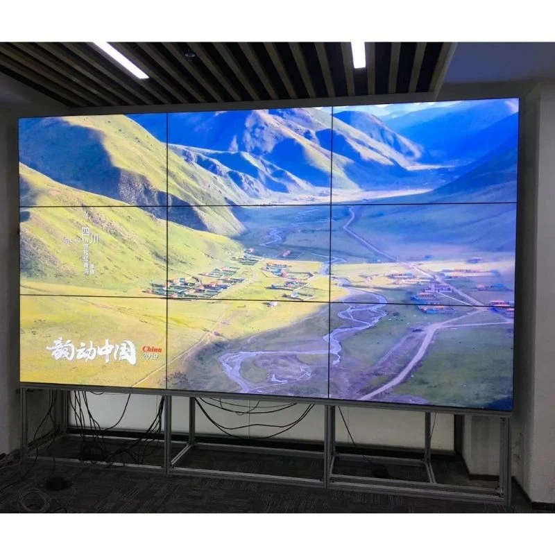 Direct Factory 2X2 2X3 4X2 Advertisement Multi LCD Video Wall Display Screens Vertical Monitor 49 Inch Video Wall