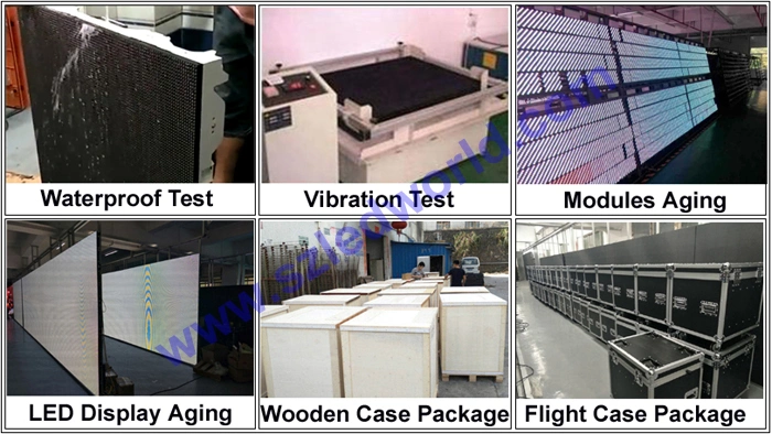 P3.91 500X500mm Cabinet Full Color Rental LED Display Panel Price