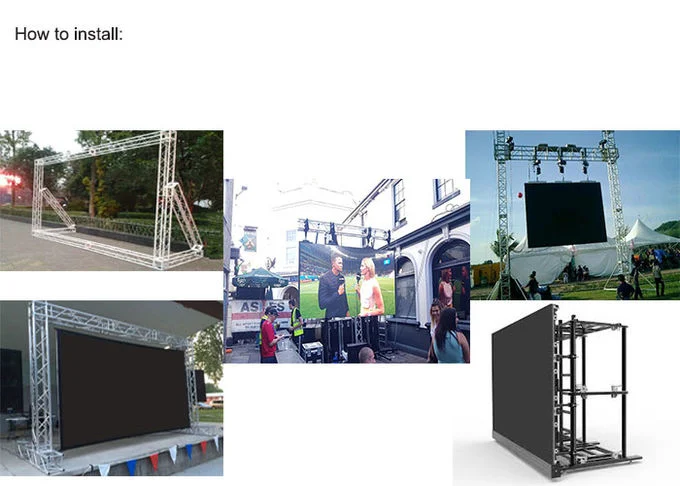 Curve Stage Backdrop LED Display, P3.91 Flexible Circle Shape Screen