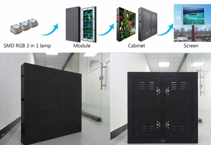 Shenzhen P6 LED Screen Panels Outdoor P6 LED Display for Video Light Billboard