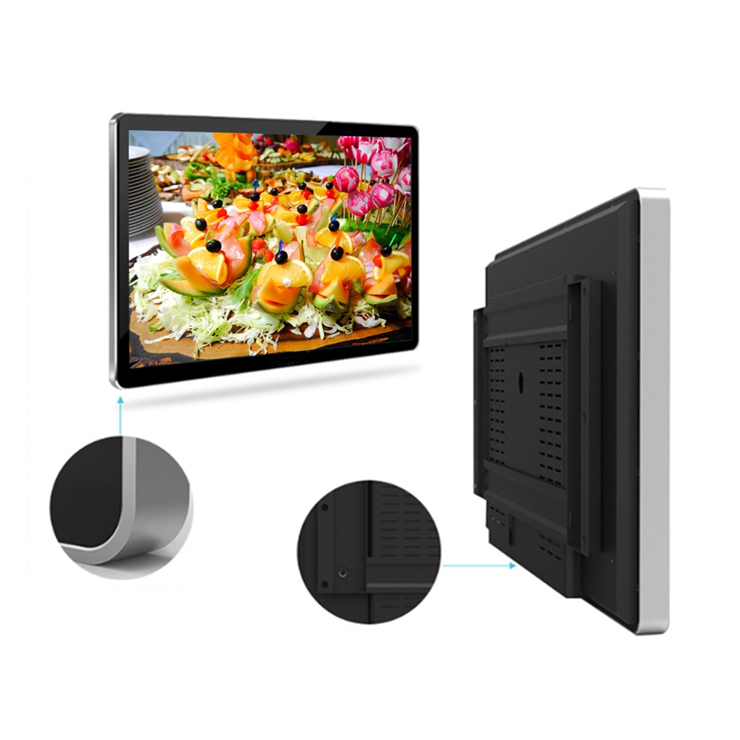 32 Inch Wall Mount Digital Signage Infrared Ad Player LCD Digital Signage Gold Supplier Advertising Media Player LED Advertising Screen Wall Mount Tablet