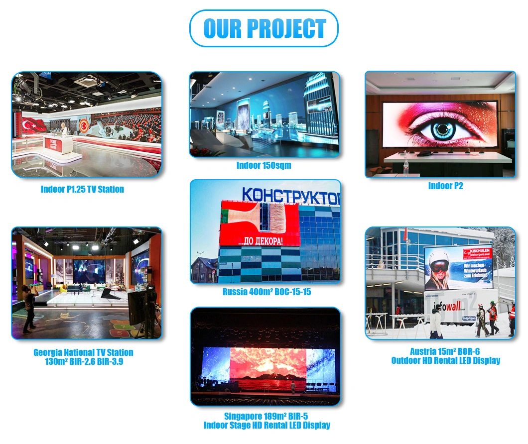 P2.6 Indoor LED Screen Display Video Panels Stage Rental High Resolution Video Wall