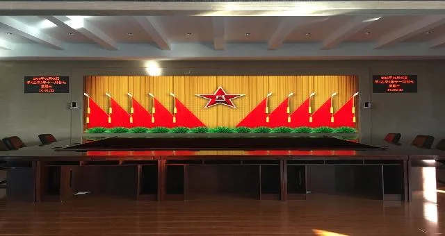 16: 9 Indoor P2.5 Full Color 2K 4K LED Video LED Wall Panel Display + Screen Price for Fixed Installation Meeting Conference