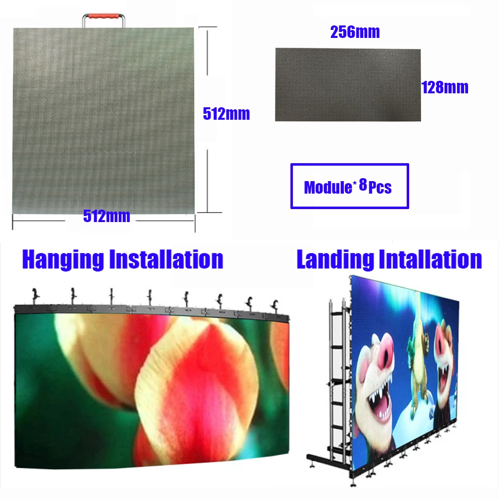 P4mm Indoor Rental LED Display with Die-Casting Aluminum LED Panel Screen