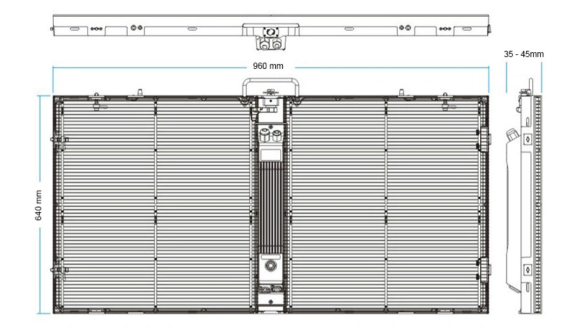 Ultra Silm Transparent LED Panel, Full Color Transparent LED Display