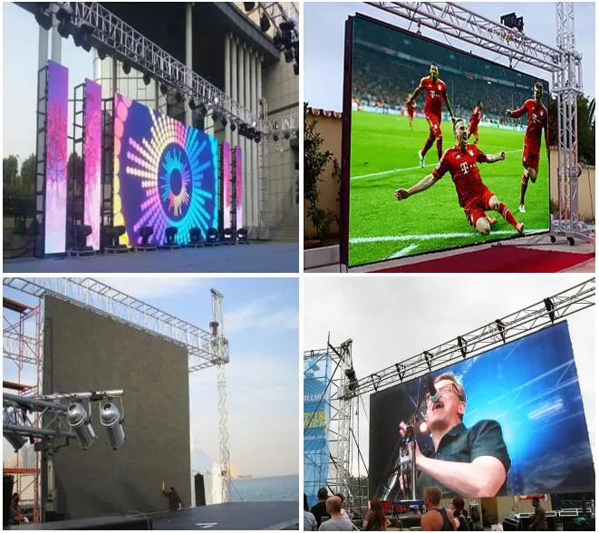 High Brightness LED Display Full Color Outdoor Rental LED Video Wall Panel LED Screen