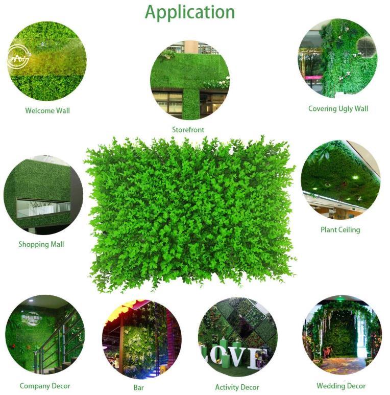 Hot Sale Artificial Green Plants Wall Panels Grass Wall Panels Wall Plant Outdoor Vertical Green