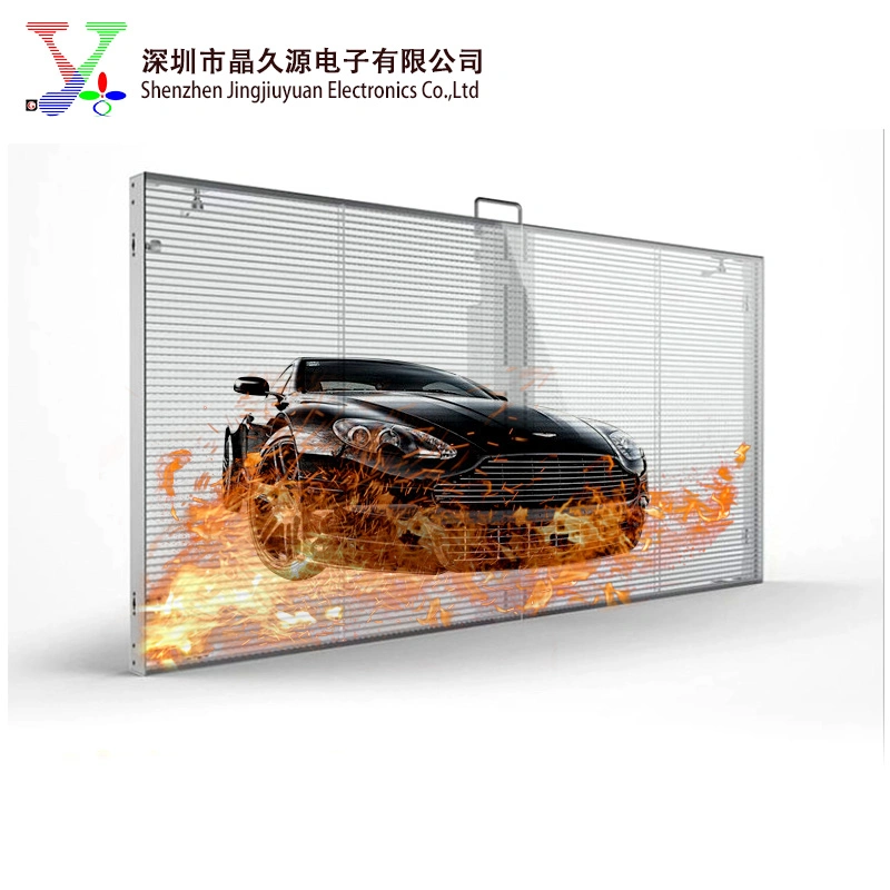 Indoor LED Glass Transparent Iced Screen Display LED Videio Wall