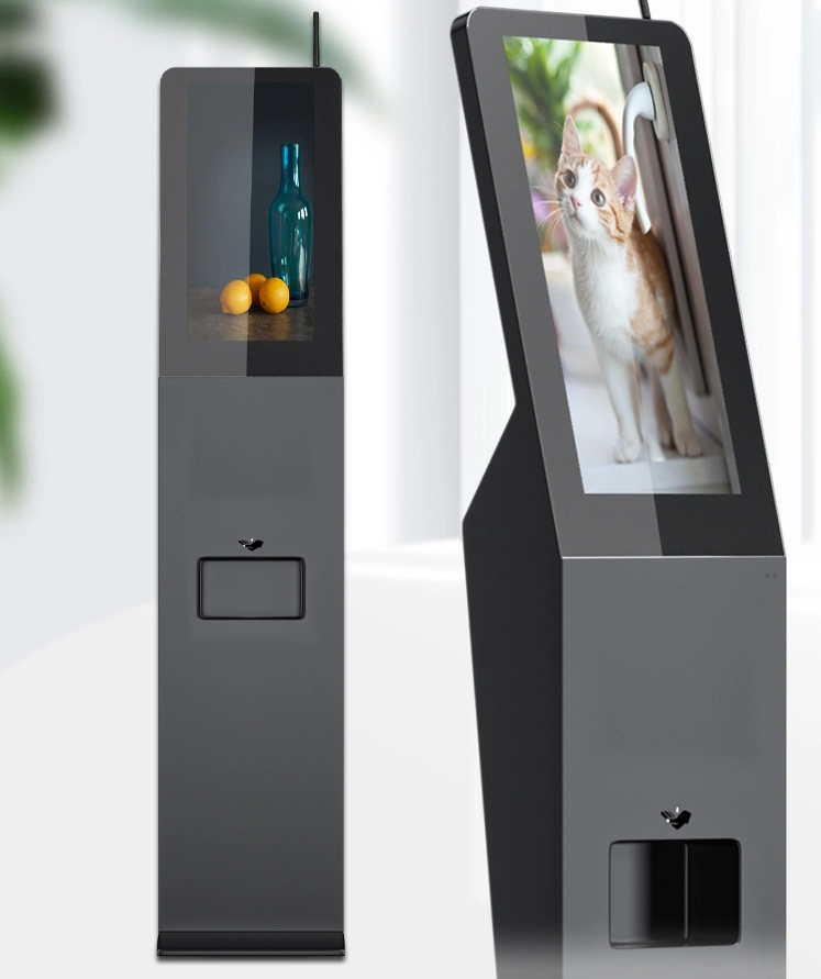 Touchless Gel Soap Dispenser Digital Signage Kiosk Stands Automatic Hand Sanitizer Dispenser Advertising Screens