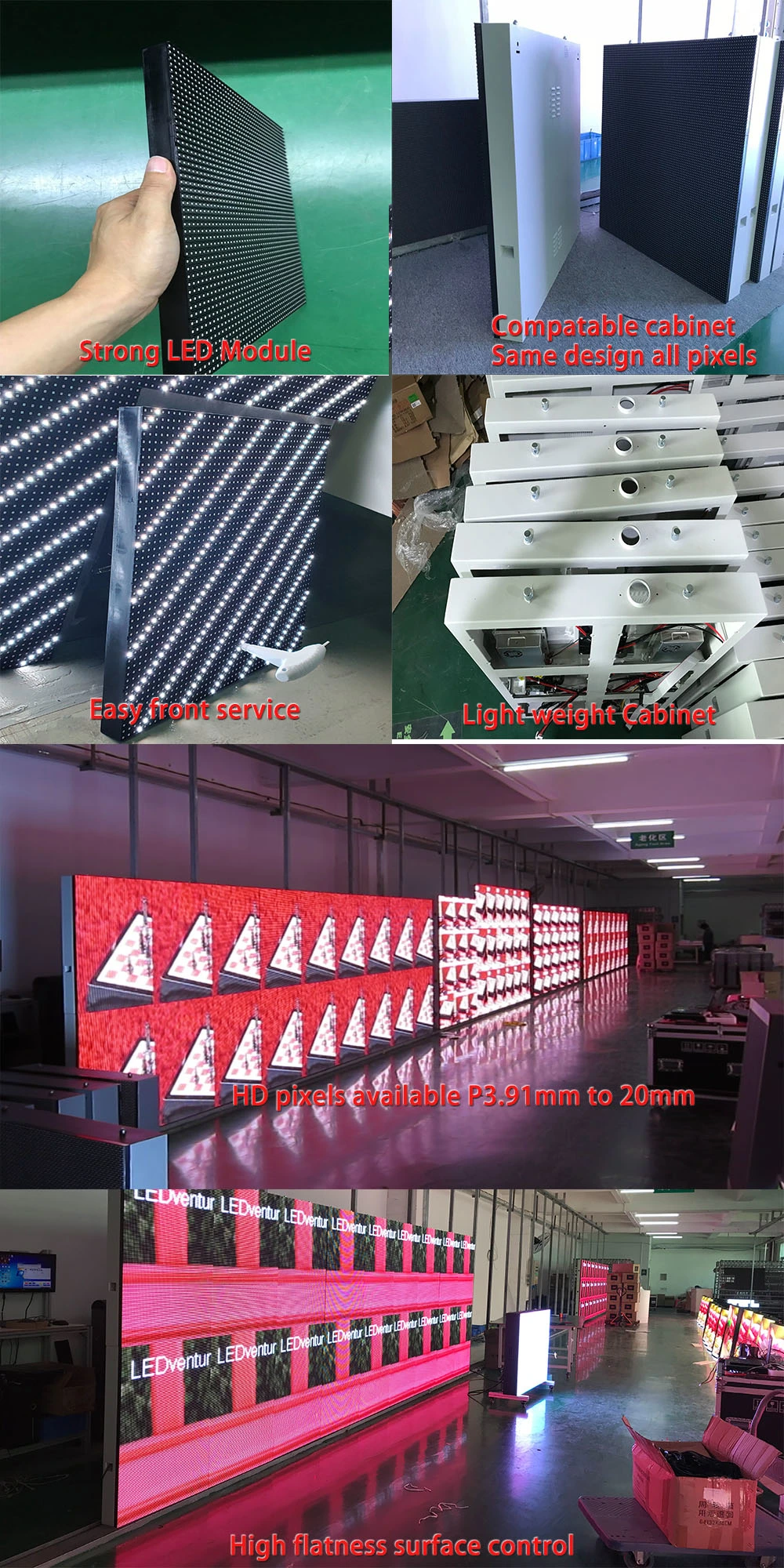 Good Price Shopping Mall Outdoor LED Advertising Video Display Screen Wall